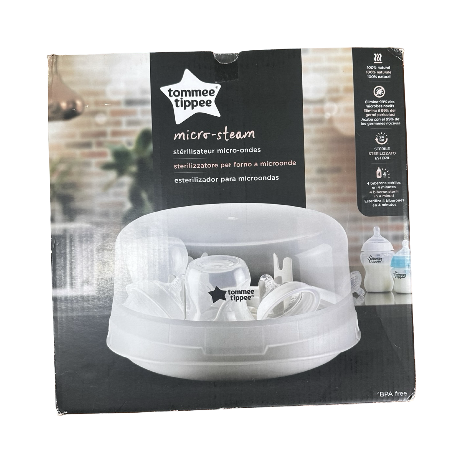 *NEW* Micro-Steam Microwave Steriliser - Tommee Tippee