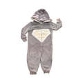 12-18M Purple Supergirl Fleece Onesie - Real Baby