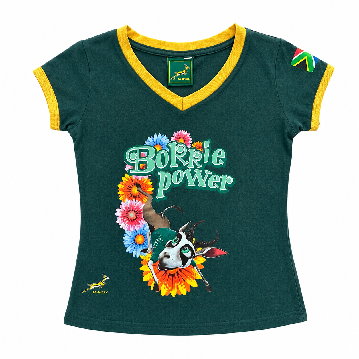 3-4Y Bokkie Power T-Shirt - SA Rugby