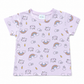 4-5Y Pink Rainbow & Kitty T-Shirt - Popcandy