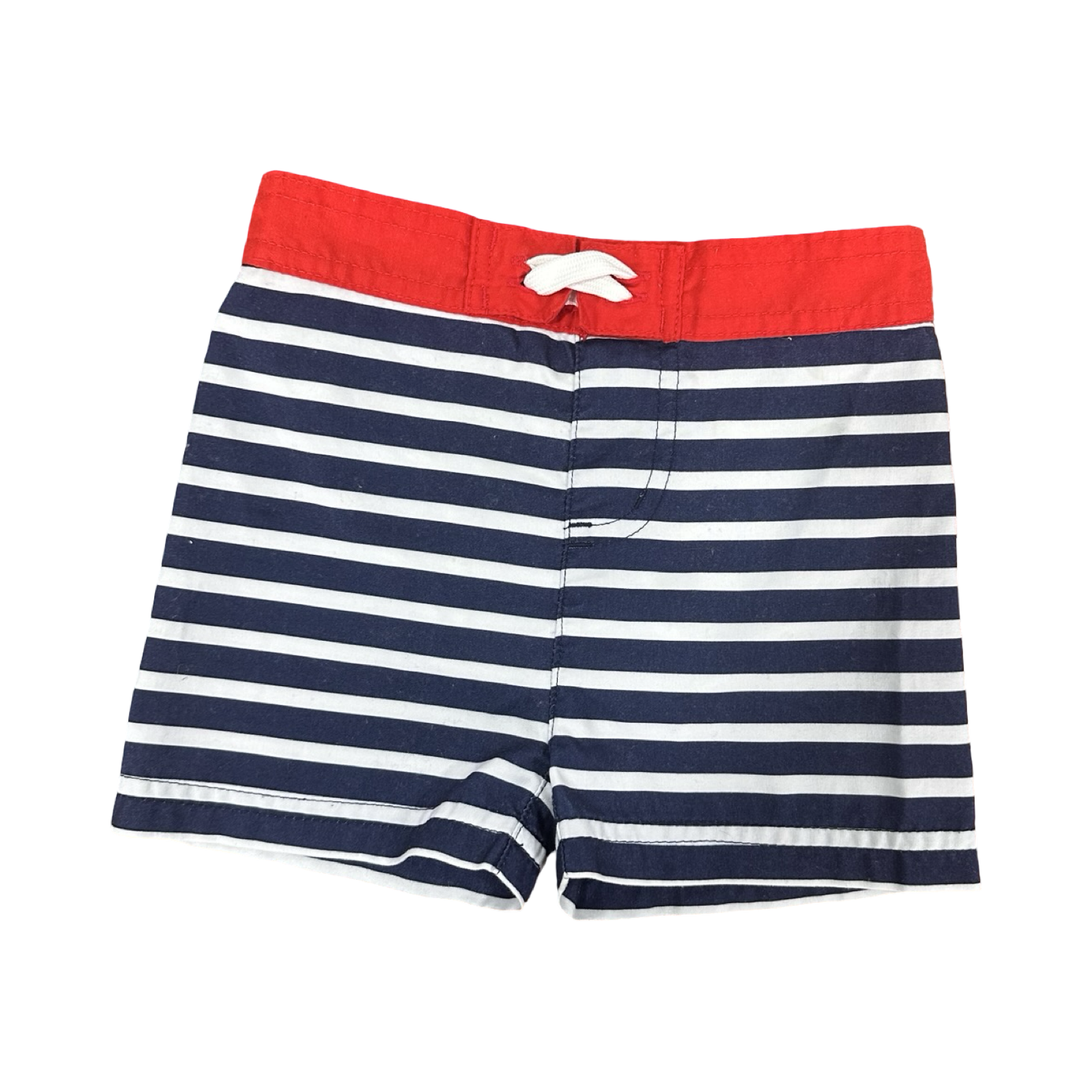 3-6M Red, White & Navy Board Shorts - Target