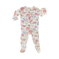 6-12M White & Floral Classic Cotton Babygrow - Cotton On