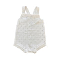 6-12M White Knitted Baby Romper - Ackermans