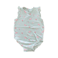 6-12M Light Green Floral Bodysuit with Fill Arms - Woolworths