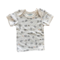 0-3M Cream Elephant Top - Cuddlesome