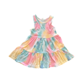 1-2Y Multicoloured Summer Tye Dye Style Dress - Real Kids