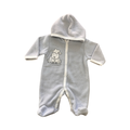 Tiny Baby Grey & White Sheep Snapper Onesie - Ackermans