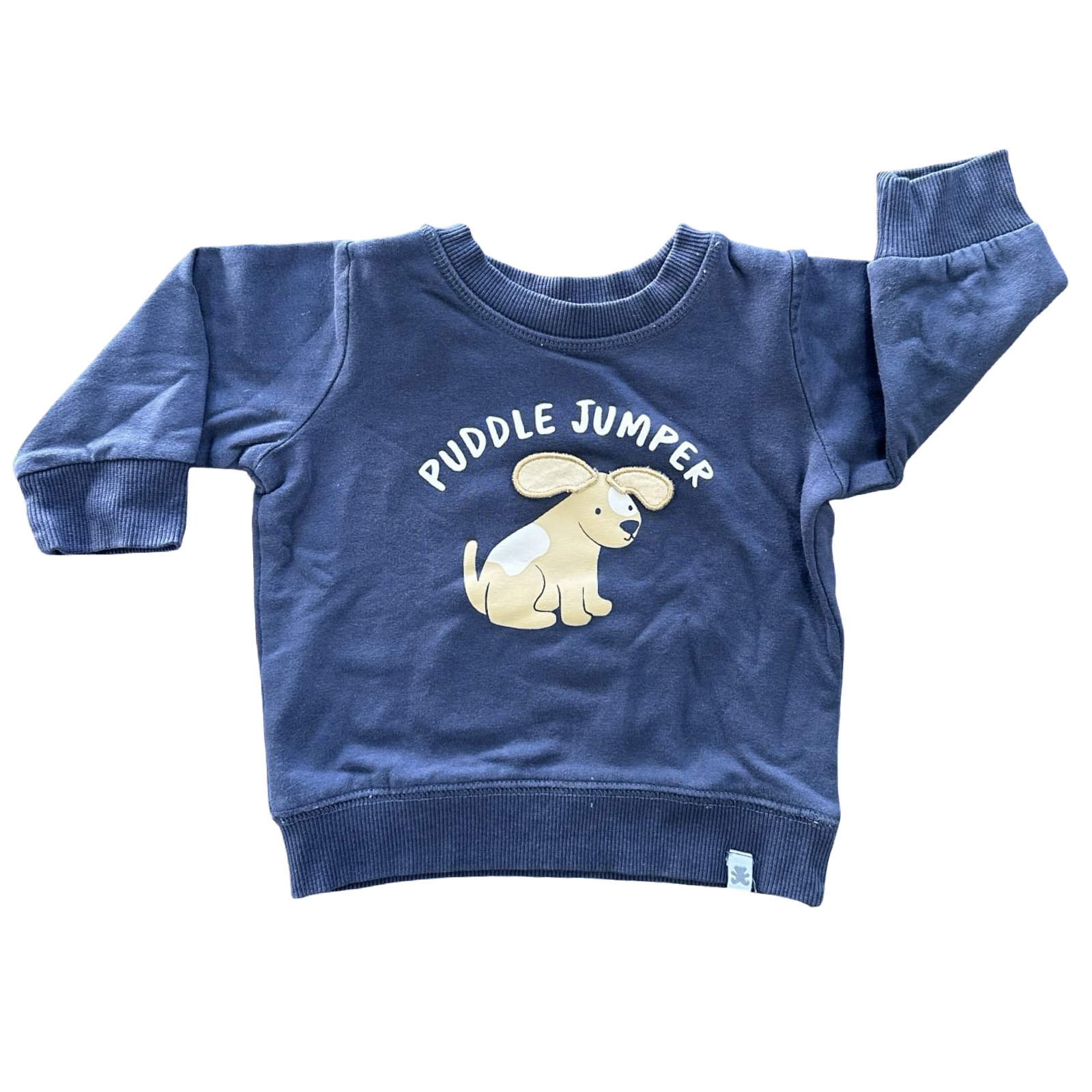 3-6M Navy Puddle Jumper Sweater Top - Woolworths