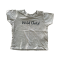 3-6M Khaki Wild Child Short Sleeve T-Shirt - Cotton On