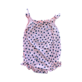 1-3M Peach & Black Cotton Bodysuit - Woolworths