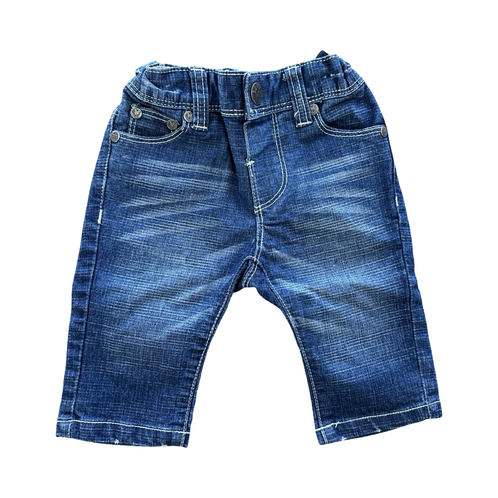 0-3M Denim Washed Styles Jeans - Woolworths