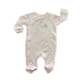 *NEW* 1-3M Pink Me & Mummy Fleece Size Snapper Onesie - Woolworths