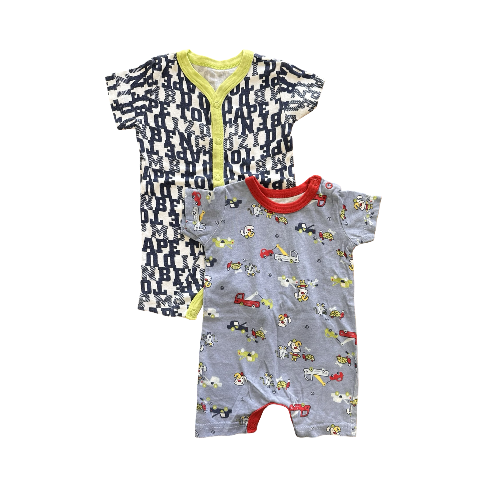 Newborn 2pc Mixed Set Baby Rompers - Woolworths
