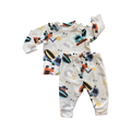 3-6M 2pc Boys Construction Fleece Set - Woolworths