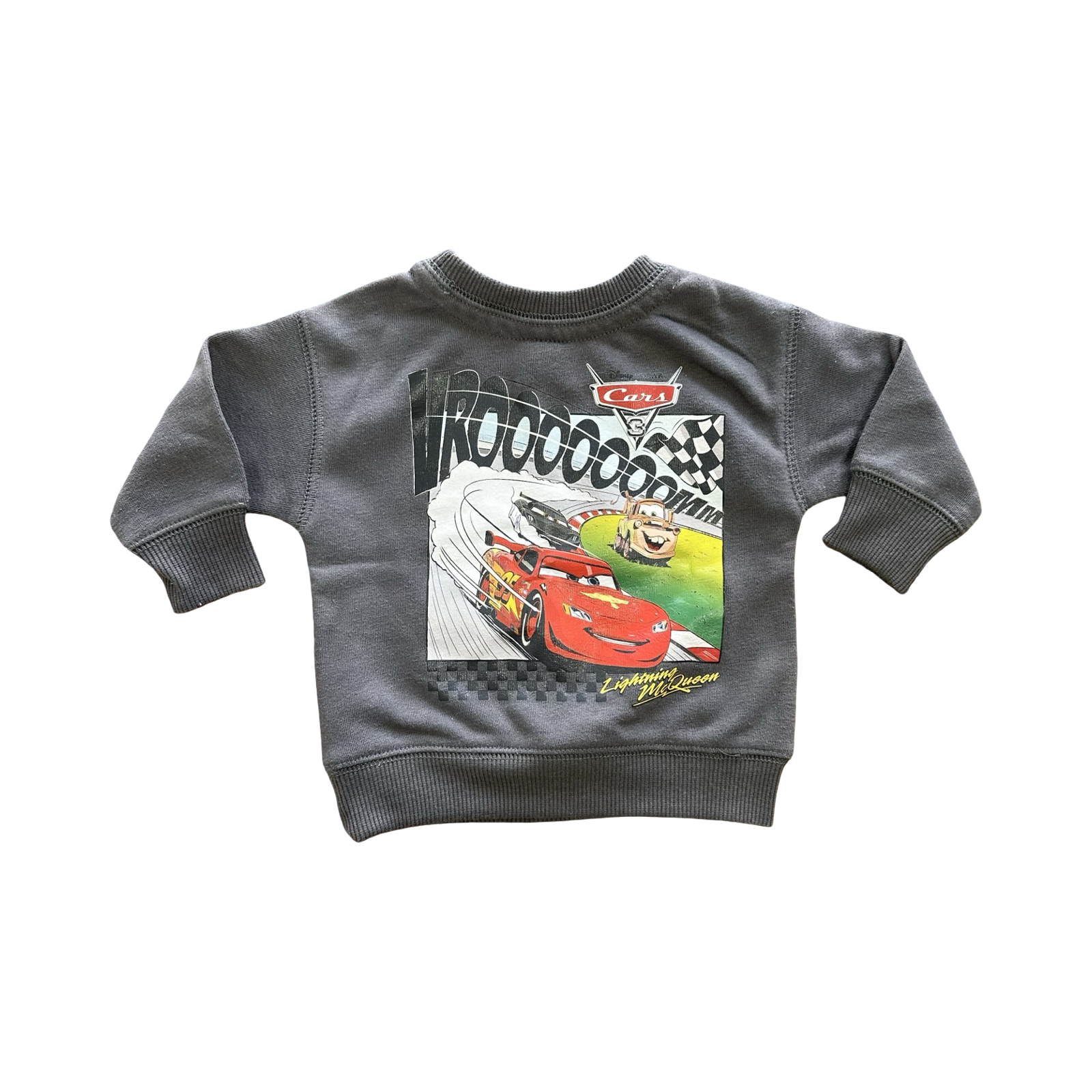 3-6M Grey Lightning McQueen Sweater Top - Cars