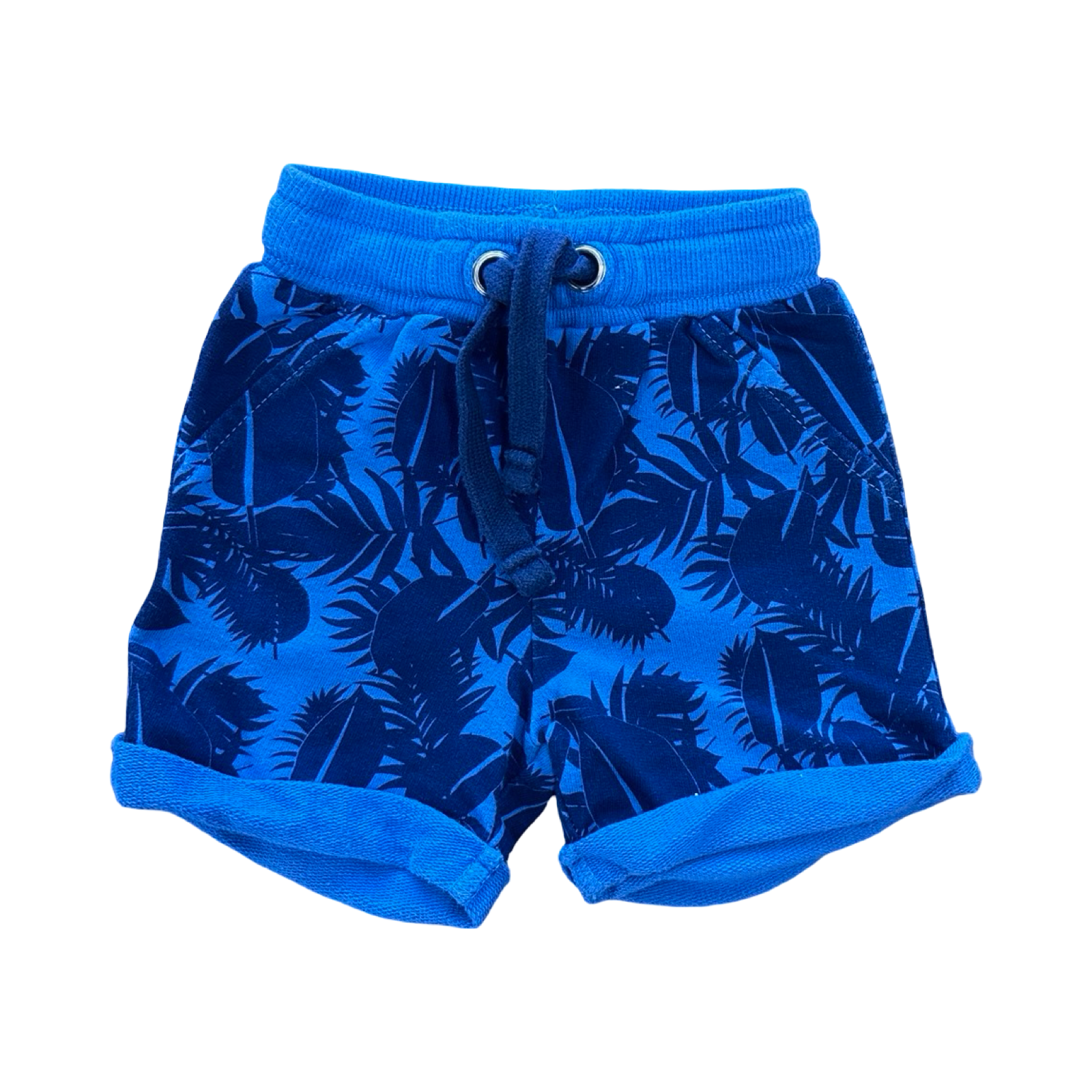 1-3M Blue Leaf Design Shorts - Woolworths