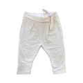 6-9M White Cute Styled Cotton Stretch Pants - Zara