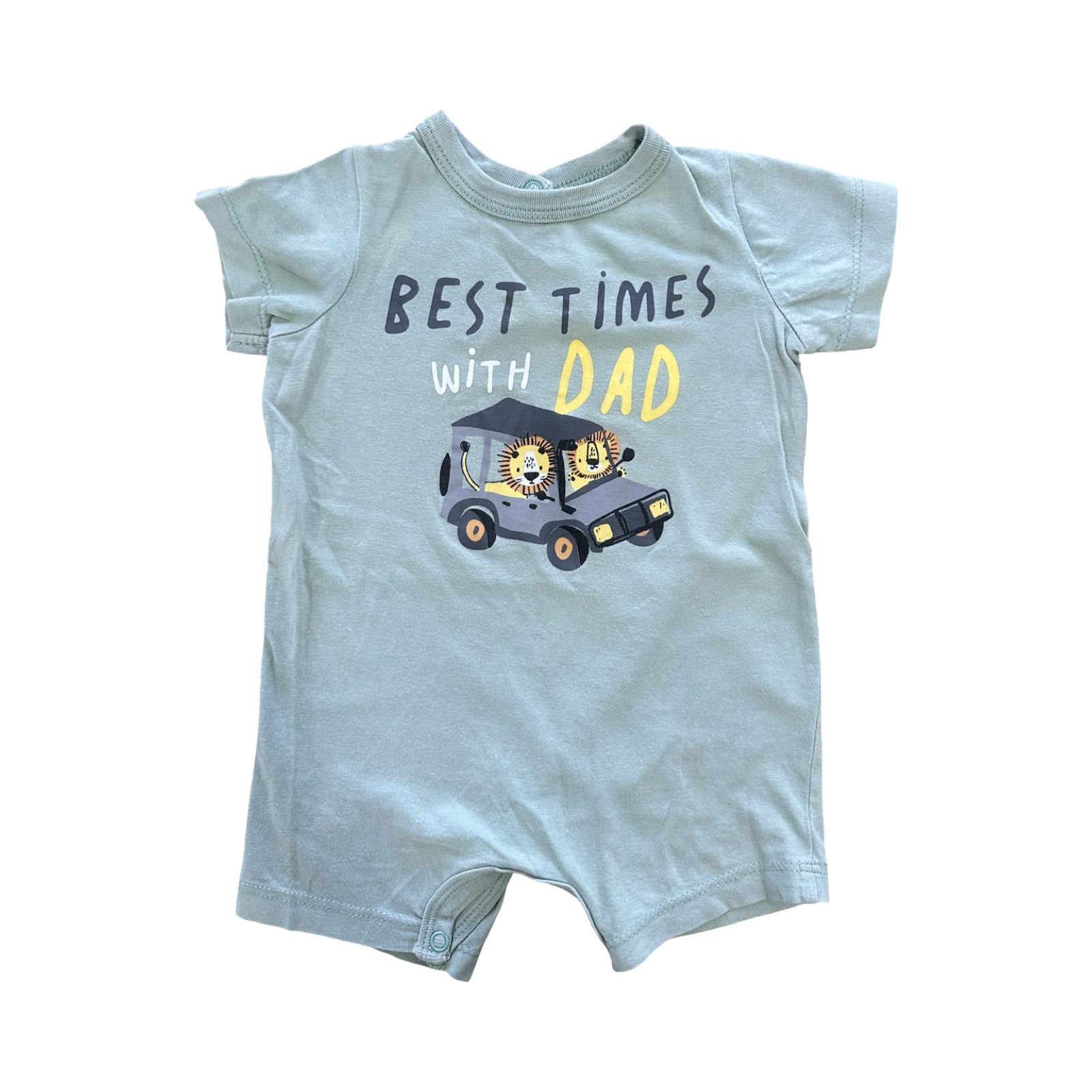 3-6M Best Times with Dad Romper - Woolworths
