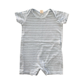 3-6M Blue Stripe Romper - Tiny Tots