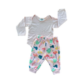 3-6M 2pc Pink Girl's Outfit - Cocomelon | Real kids