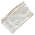 One Size White & Beige Polkadot Cuddlewrap - babysense