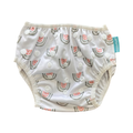 One Size White Rainbow Reusable Cloth Nappy (No Inserts) - Happy Flute