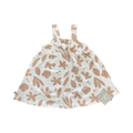 *NEW* 1-3M Cream & Beige Summer Dress - Woolworths