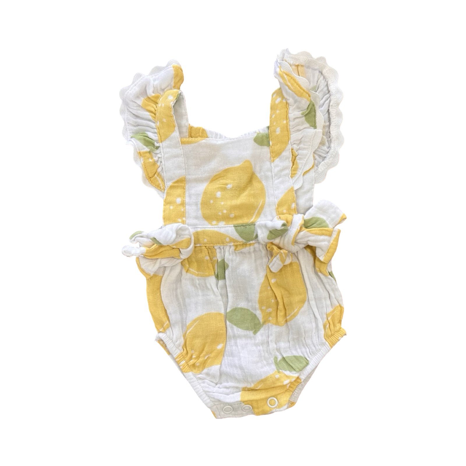 Newborn White Lime Girl's Bodysuit - Tiny Tots