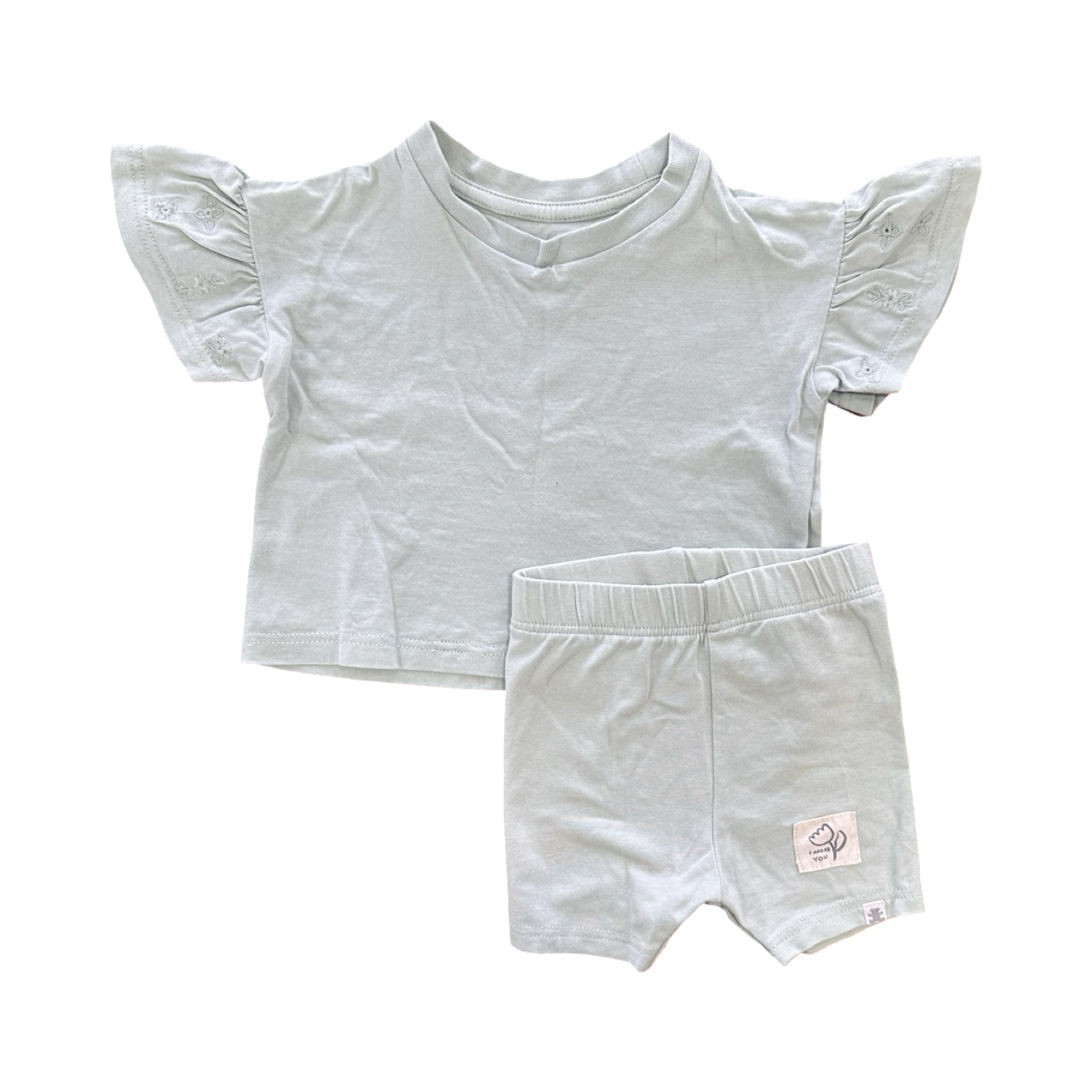 1-3M Green Girl's 2pc Comfy Summer Set - Woolworths