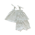 1-3M Green Polkadot Stretch Super Cute Girl's Outfit - Woolworths