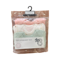 *NEW* Newborn 3pc Pure Cotton Long Sleeve Body Vests Pink, Green & White - Woolworths