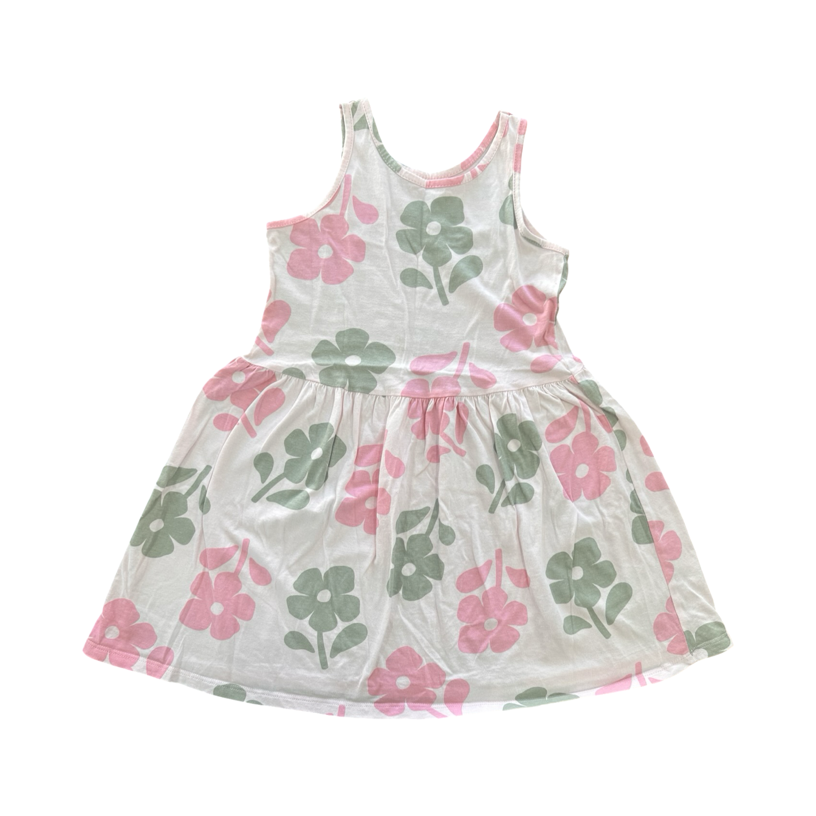 8Y Pink & Green Floral Summer Dress - Woolworths