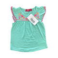 *NEW* 2Y Light Aqua Floral Cute Girl's Top - Pop Candy