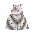 *NEW* 2-4Y White & Navy Cherry Summer Dress - H & M