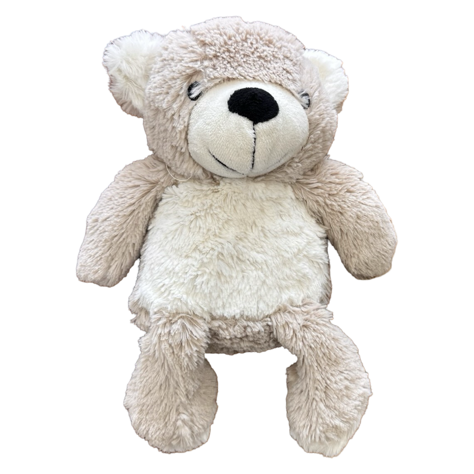White & Beige Bean Bag Plushie