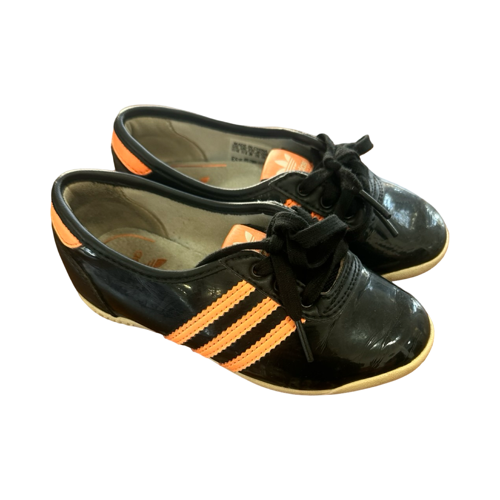 Size 11 Black & Orange Classic Girl Sneakers - Adidas