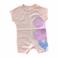 1-3M Peach Love You Flower Romper - Woolworths