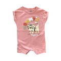 1-3M Peach Mommy's Tiny Tiger Romper - Woolworths