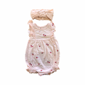 3-6M Pink Apple Design Romper with Headband - Woolworths