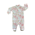 3-6M Bird & Flower Fleece Snapper Onesie - Woolworths