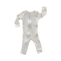 3-6M Beige Melange Waffle Knit Babygrow - Country Road