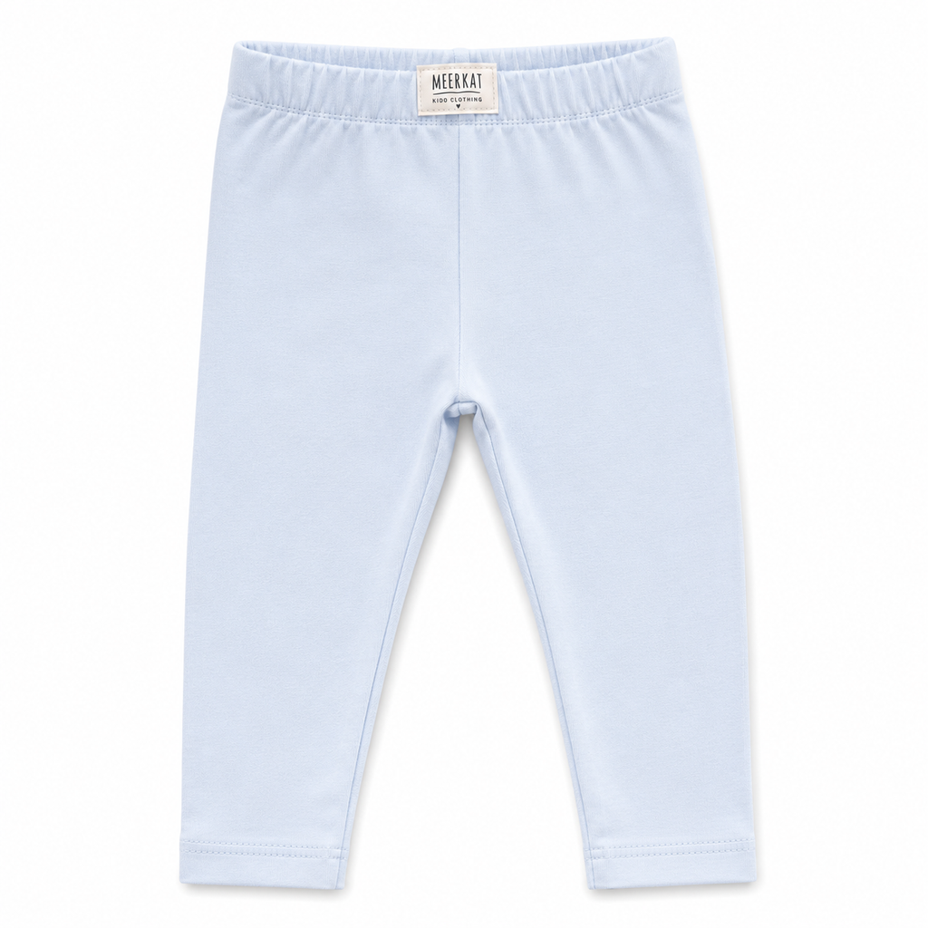 3-6M Blue Leggings with Frill Back - Meerkat
