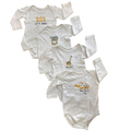 6-12M 4pc Family Related Bodysuits - Woolworths