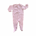 6-12M Pink Cotton Snapper Babygrow - Woolworths