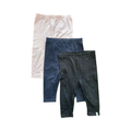 6-12M 2pc Black, Pink & Navy Leggings - Woolworths