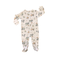 6-12M White Farm Theme Snapper Babygrow - Woolworths