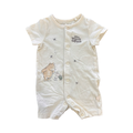 3-6M Yellow Pooh Bear Romper - Tu