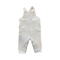6-9M Blue & White Cotton Dungaree - John Lewis