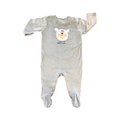 3-6M Green "I Love You Beary Much!" Fleece Onesie - Woolworths