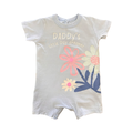 1-3M Light Blue Daddy's Little Daydreamer Romper - Woolworths